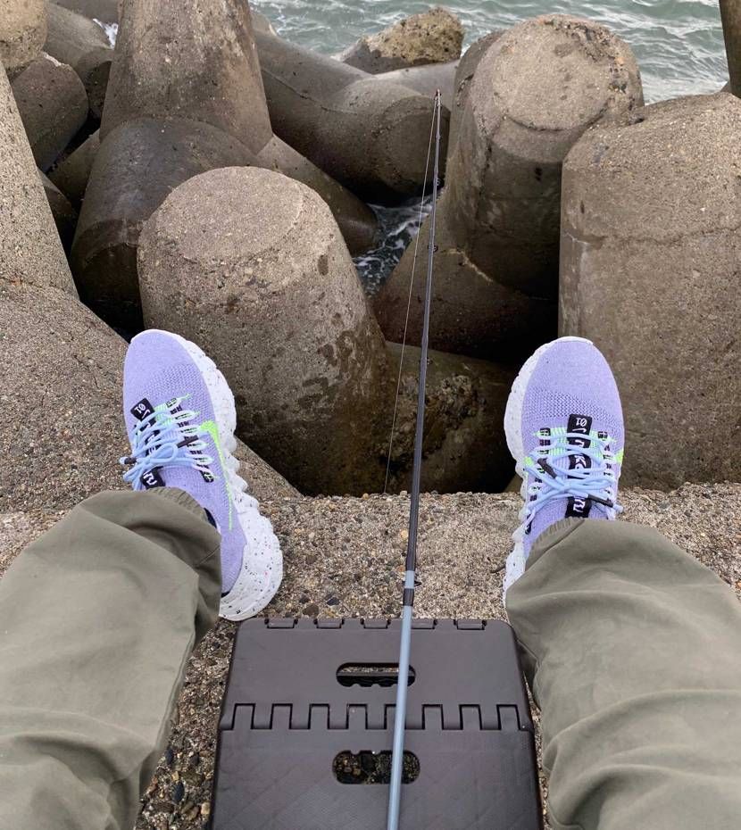ヒッピー履いて釣り🎣
軽くて履きやすいからお気に入りです🥰