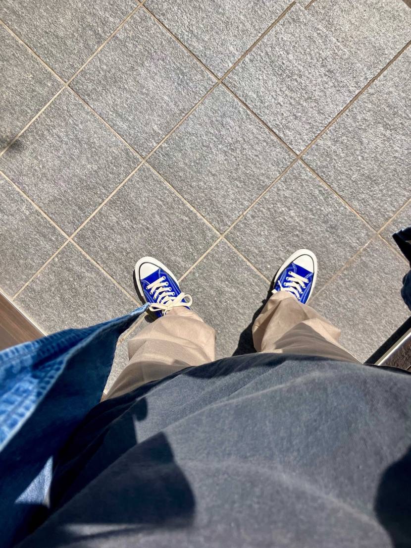 早速履いていくぅ
しっかり紐締めないとパカるんやねえ
ネ