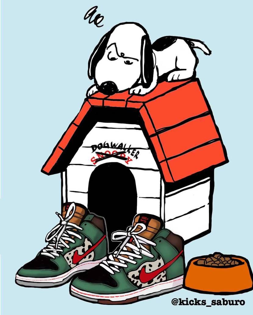 NIKE DUNK SB "DOG WALKER" x SNOOPY.
【