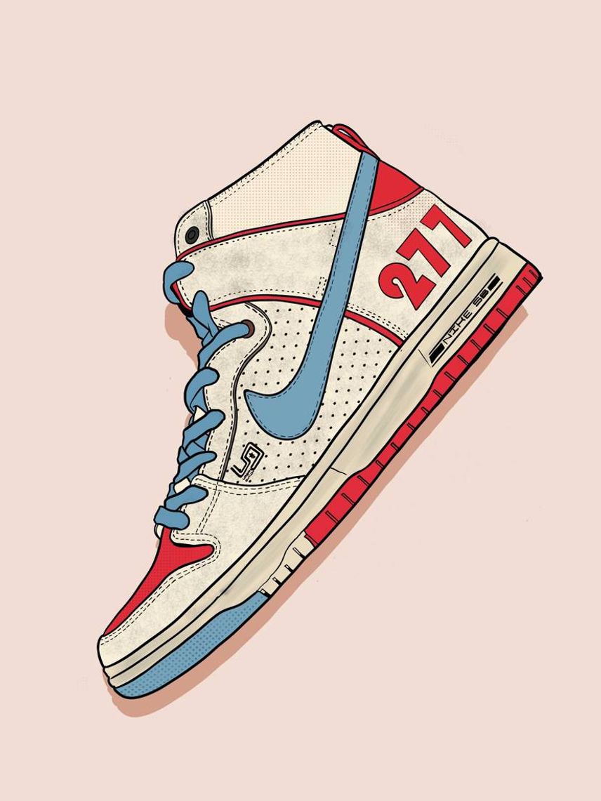 マグナス ウォーカー ナイキ Sb ダンク ハイ 1971 Porche 911 T 277 のコーデ 口コミ投稿 マグナスウォーカー描 Bysaburo スニーカーダンク