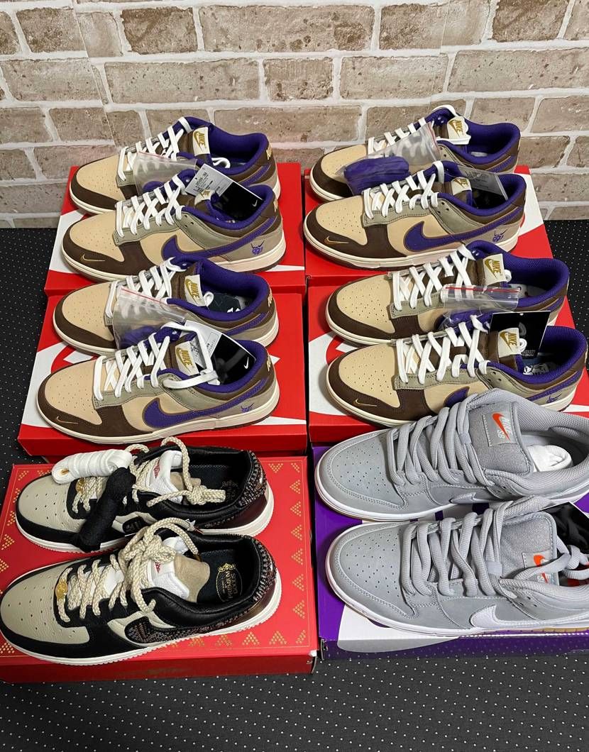 最近発売したスニーカー達👟
オレンジレーベルはこれで2種類目です!