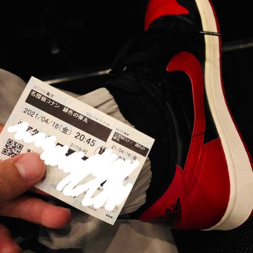 緋色の👟履いて緋色の弾丸初日✌️