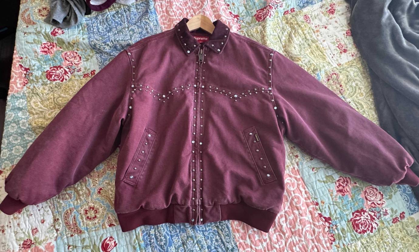 supreme bb simon work jacket 
バーガンディ　Mサ