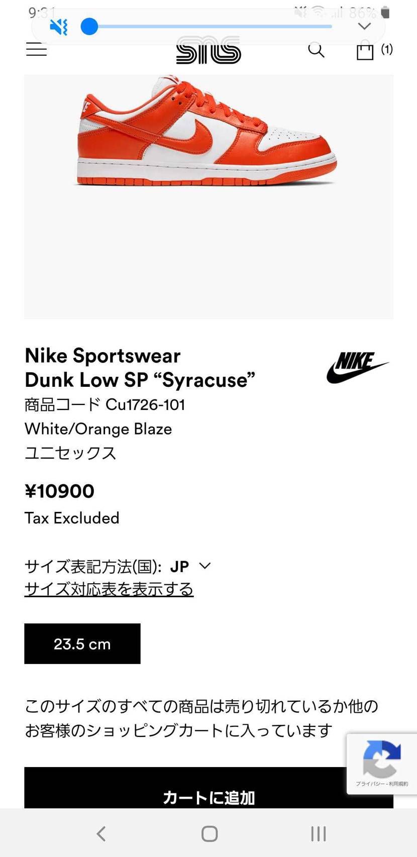 サイズあったのかなー