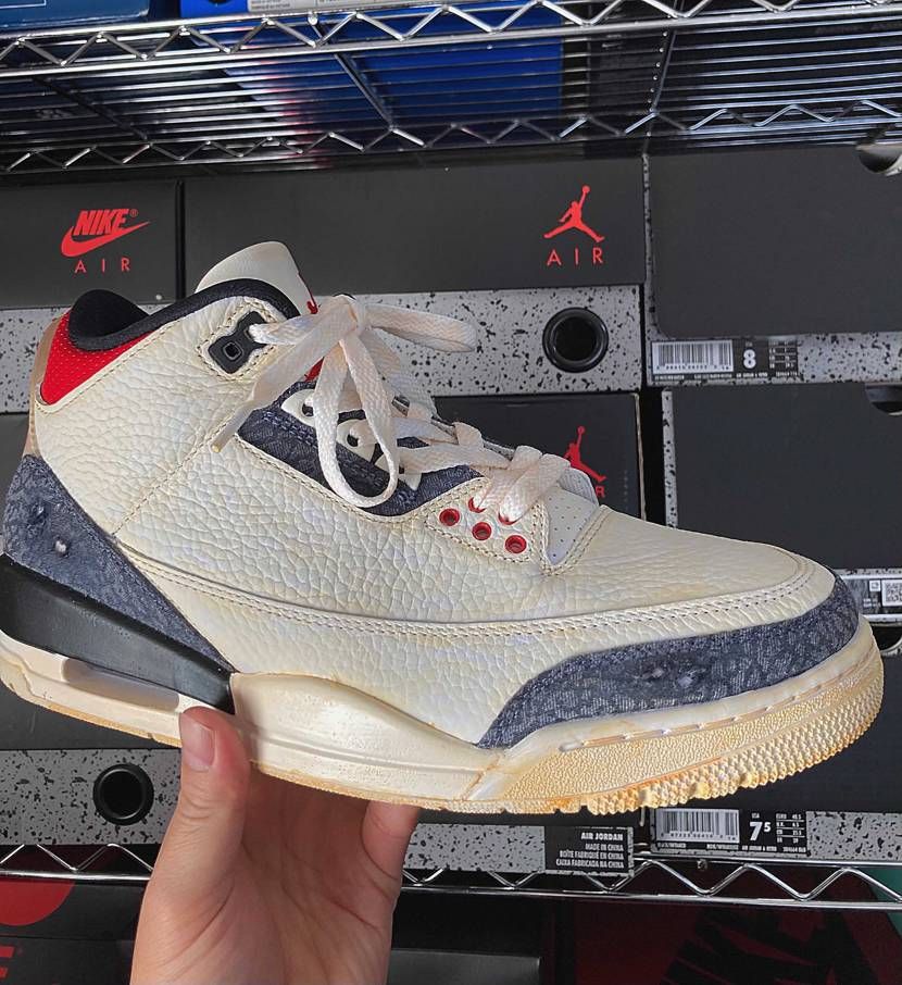 暇だったので履いてなかったjordan3 co.jpをカスタムしてみました!