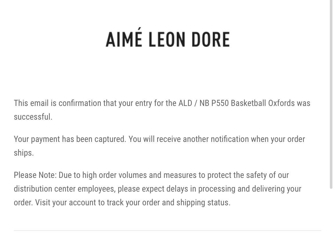 Aimeの550買えたっぽいです😭