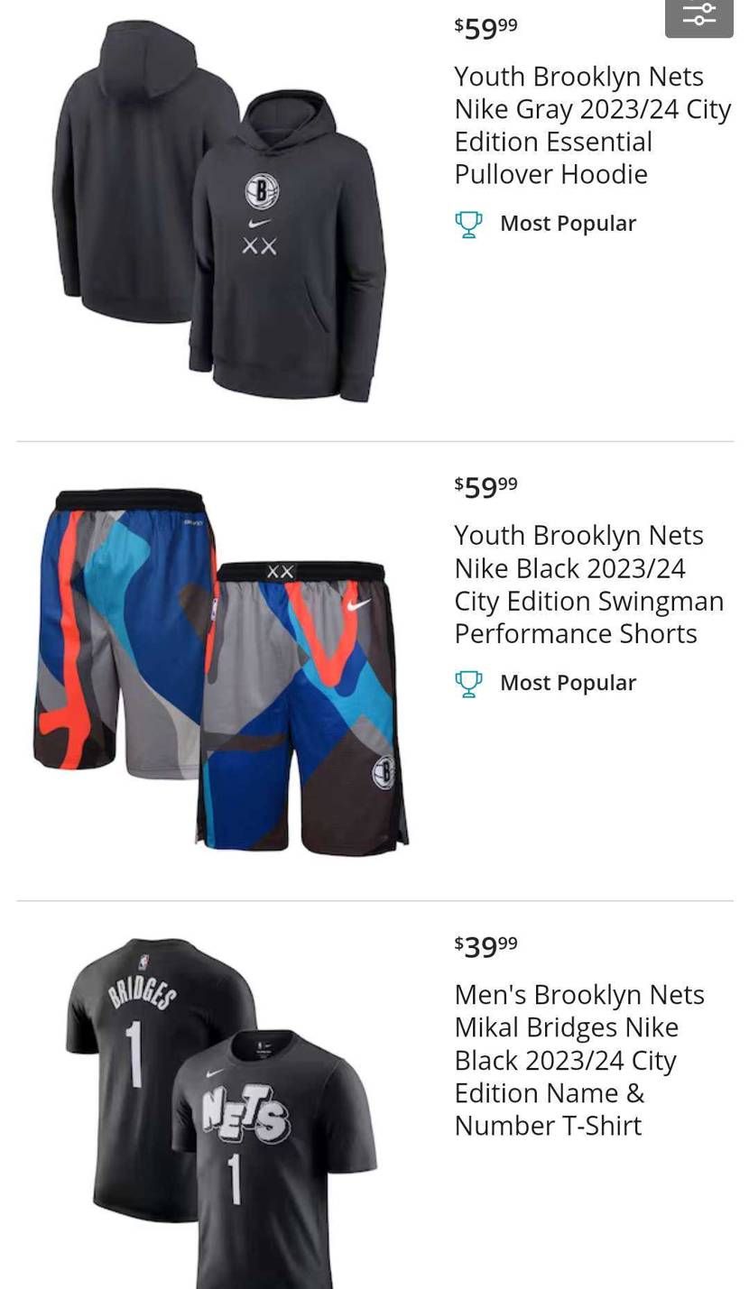 情報共有。
KAWSもしくはブルックリンネッツ好きな方おられましたら要チェック