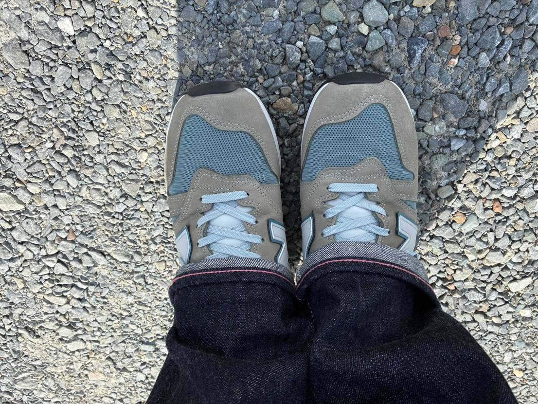 今日は暖かく1300JP4にしました。久しぶりに履きましたがフィット感安定感がや