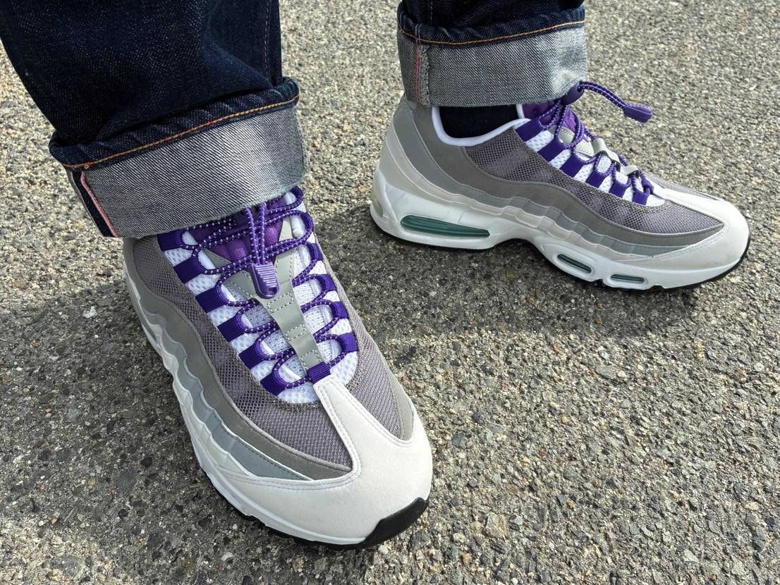 エアマックス95 ウィメンズ　グレープおろしました😊誕生月クーポンの散財のひとつ