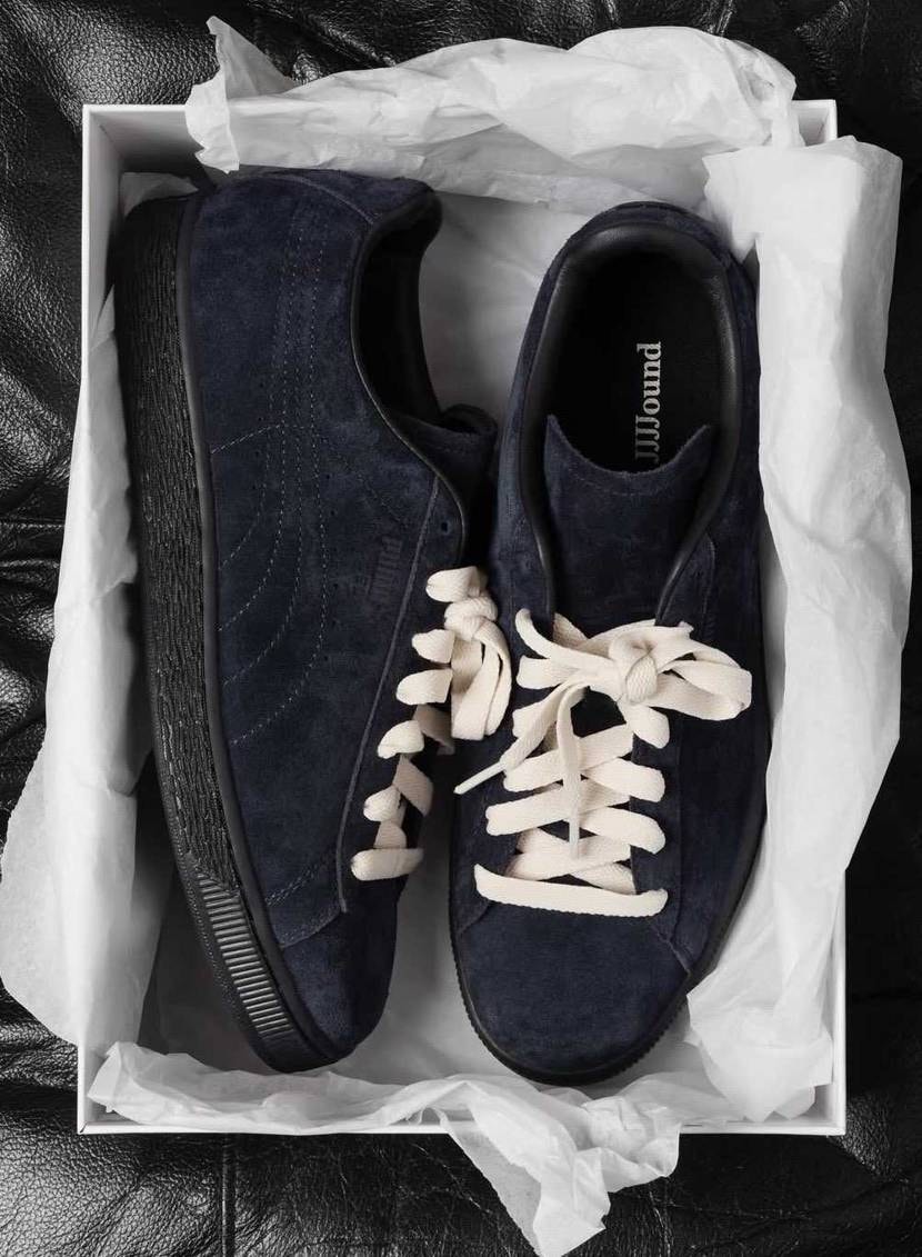 プーマラインもステッチのみというミニマルに徹してるところが"らしい"ですね！
