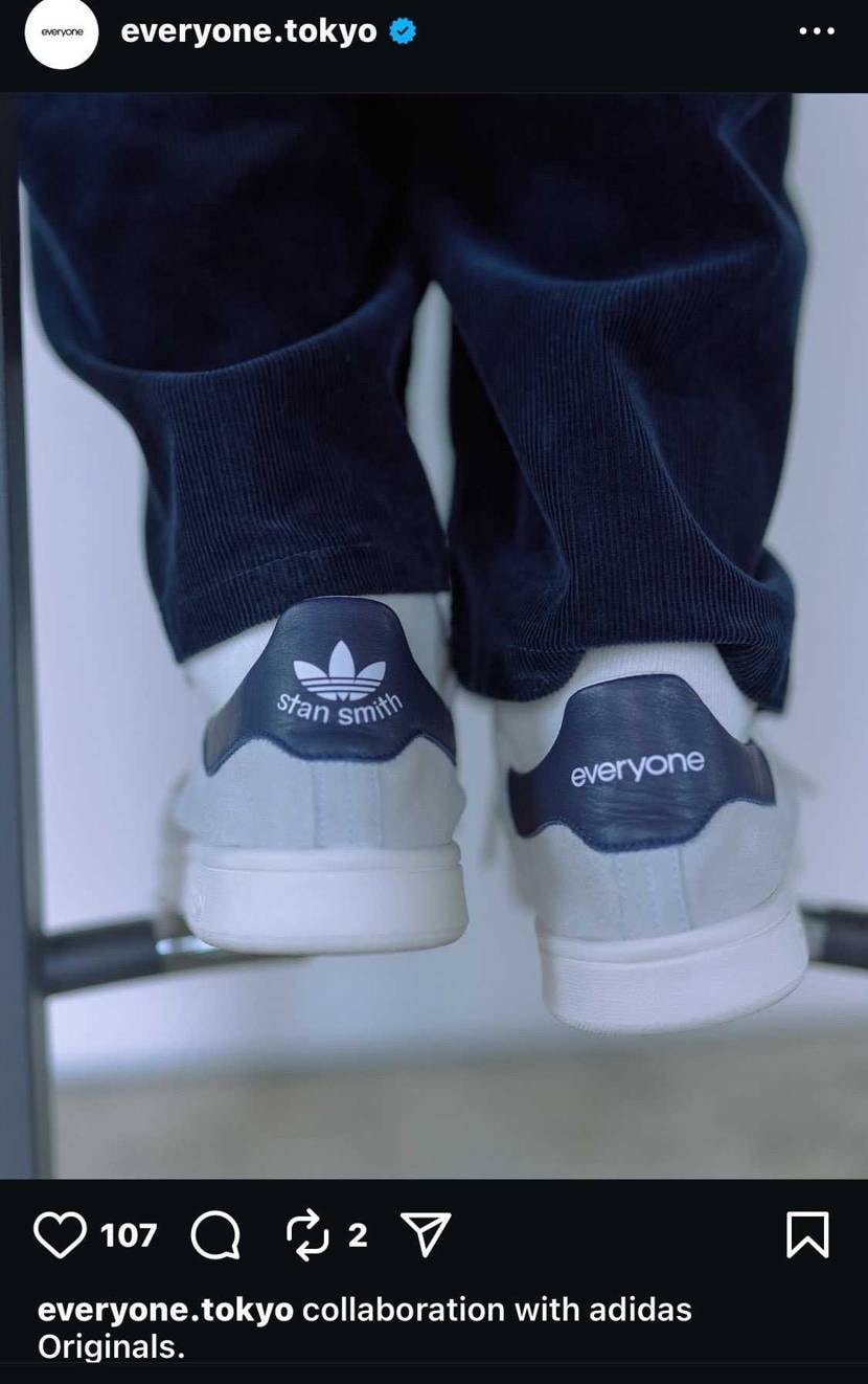 別カラーもあるんですね！
everyoneが仕掛けたのかはたまたadidasが