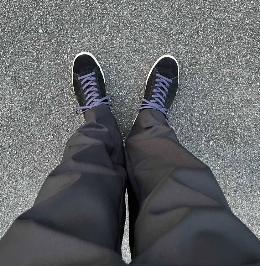 今日は昼から別用でコレ

暖かくなってきた&スラックス届