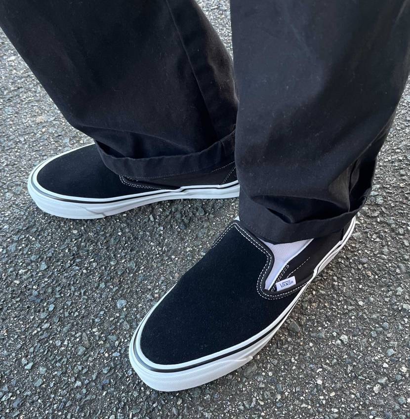 今日はコレ👟
やっぱりスリッポン足に合えば履き易いです（タン落ちも無い笑）！ほ