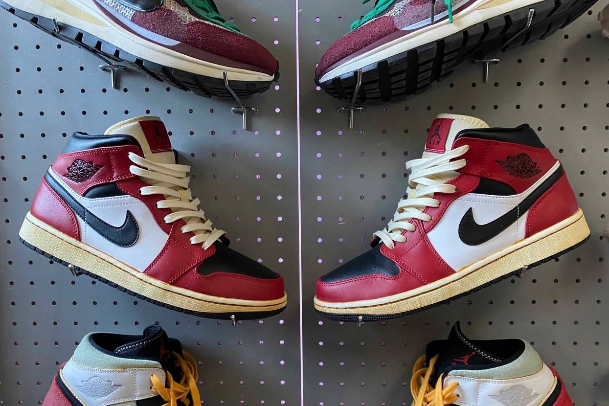 ヴィンテージ感出したらメチャ良い感じになった✨👟