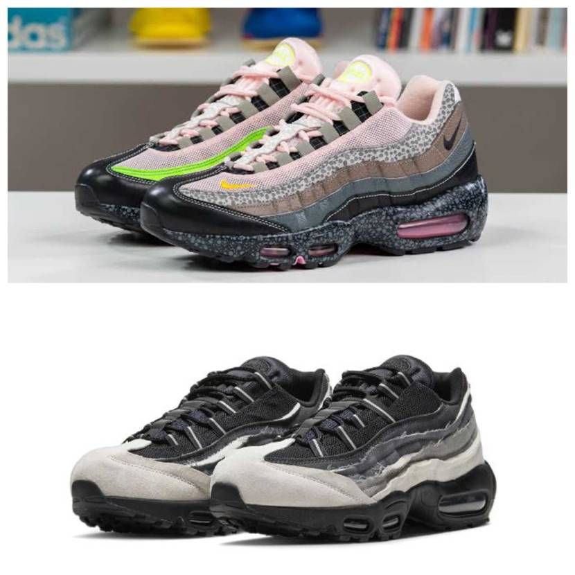 皆さまに質問があります。
size?かコムデギャルソンのグレーのエアマックスか