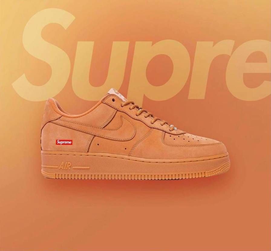 Supreme x Air Force 1 Flax