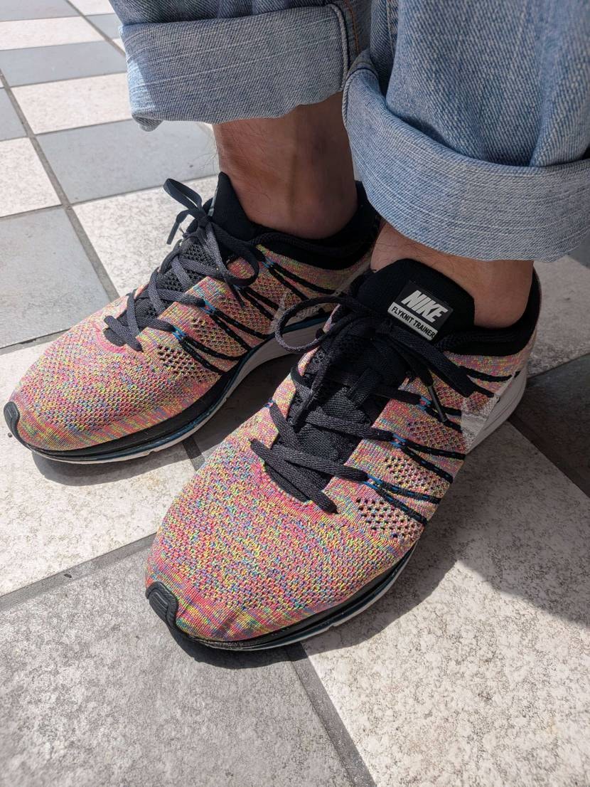 久々に履いたけどやっぱりflyknitは快適です✌️