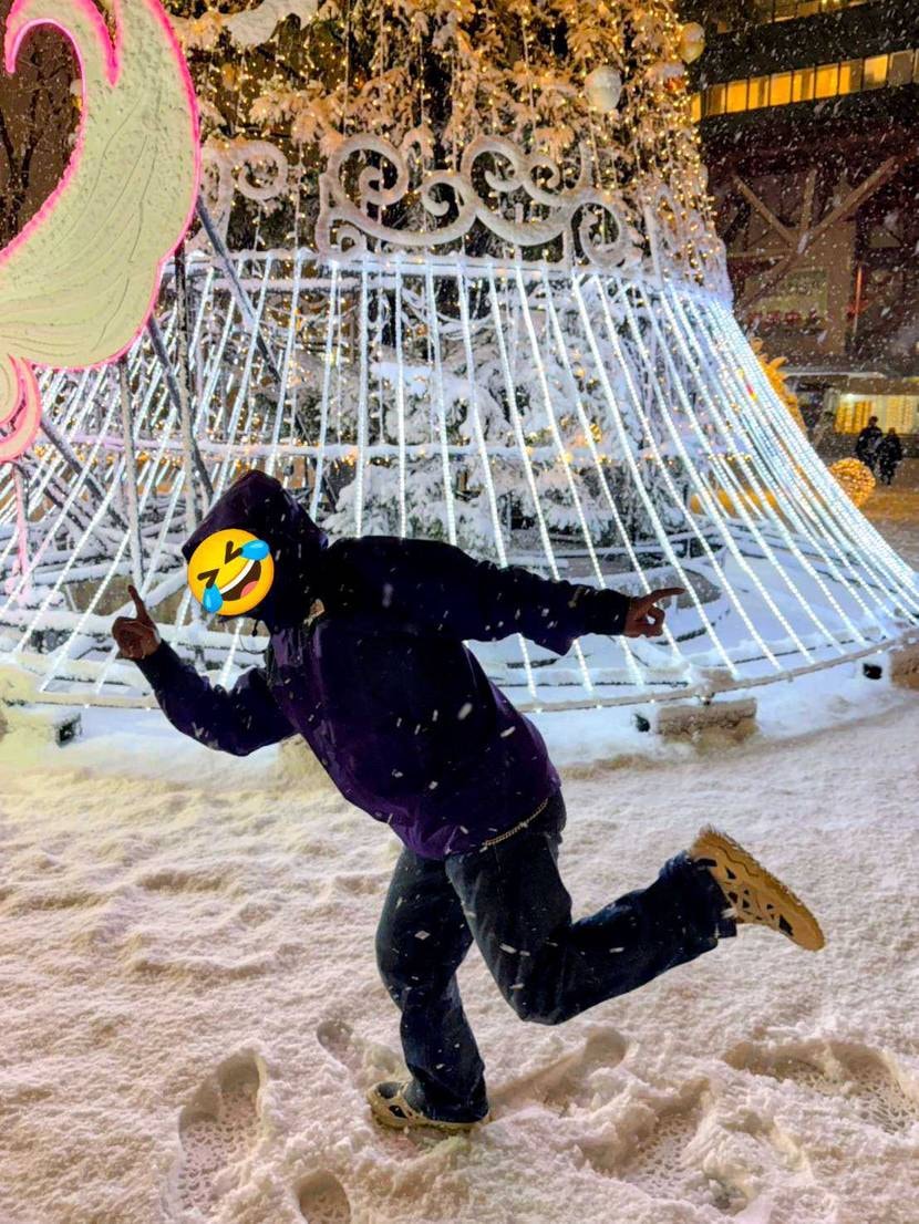 こんばんは、２日目です⛄
今日は雪でしっかり積もりました⛄