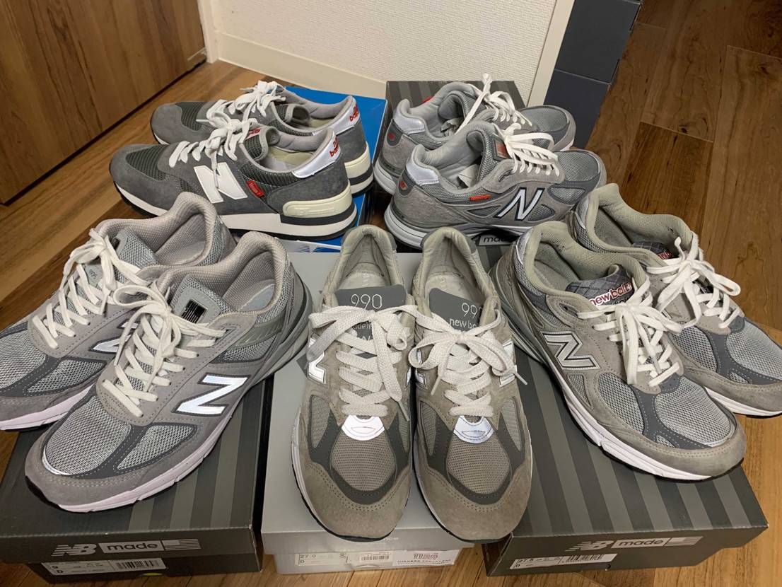 990v1〜5
今年はグレーやヘリテージカラーの良さを知った年
それまで"グ