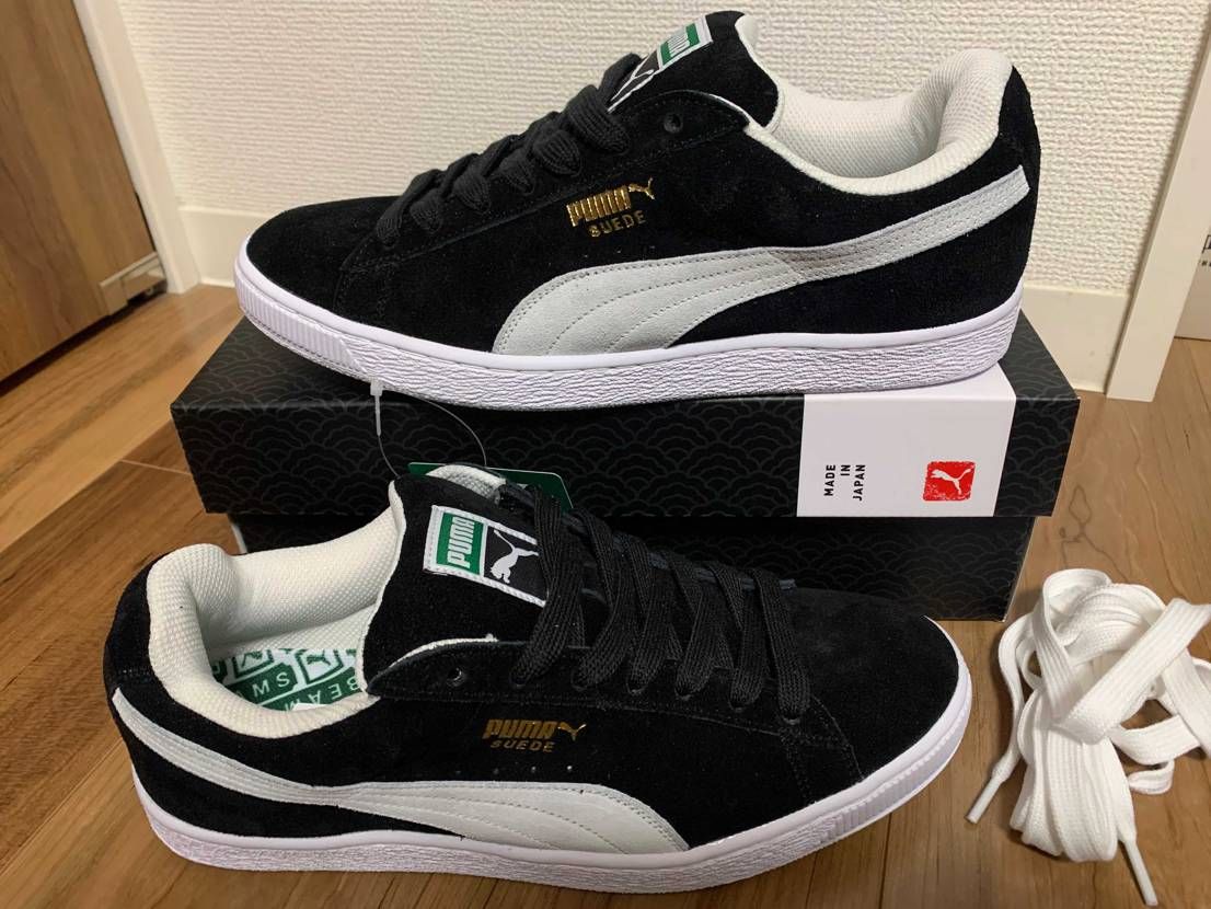通常のsuede MIJと比べると、かなりプリっとしてかわいいフォルムが最高🔥