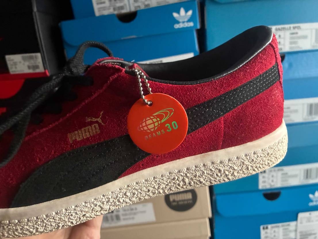 今日スニ

beams 30thアニバのSUEDE
モ