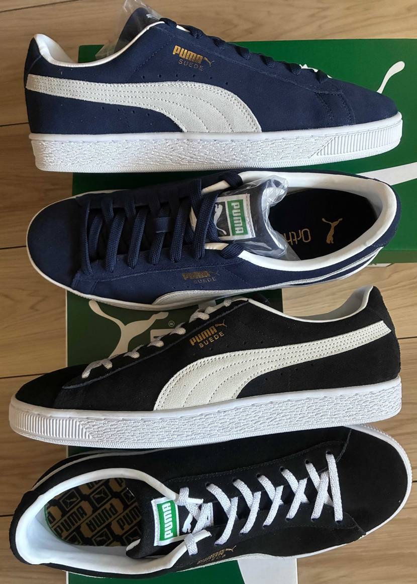 SUEDE CLASSIC XXI
黒白と紺白の10ハーフ