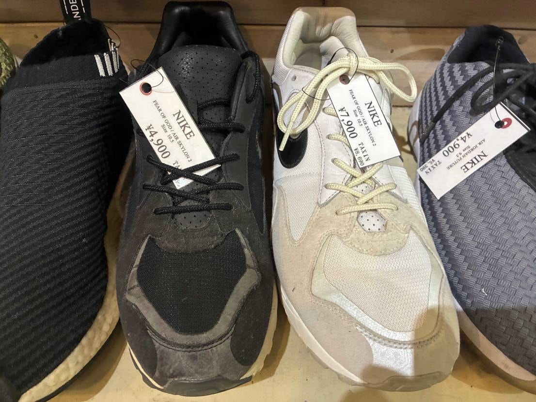 ❶fogスカイロン

❷スカイジョーダン
　かわいくて買いかけた
　素晴