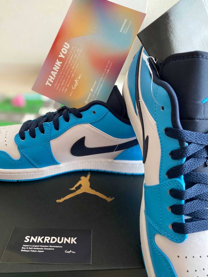 初のaj1Low 29.0
サイズ感はハイカットよりちょっと小さい感じでした！