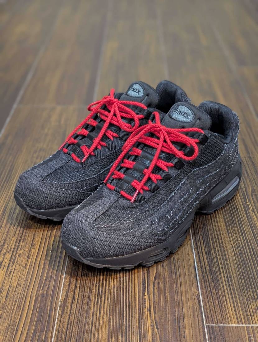 元々、付属しているロープシューレースの長さが短くて、(120