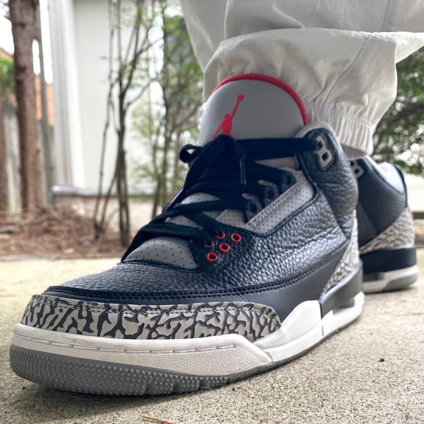 本日はAirJordan 3/Black Cement(2018’)でお出かけ☁