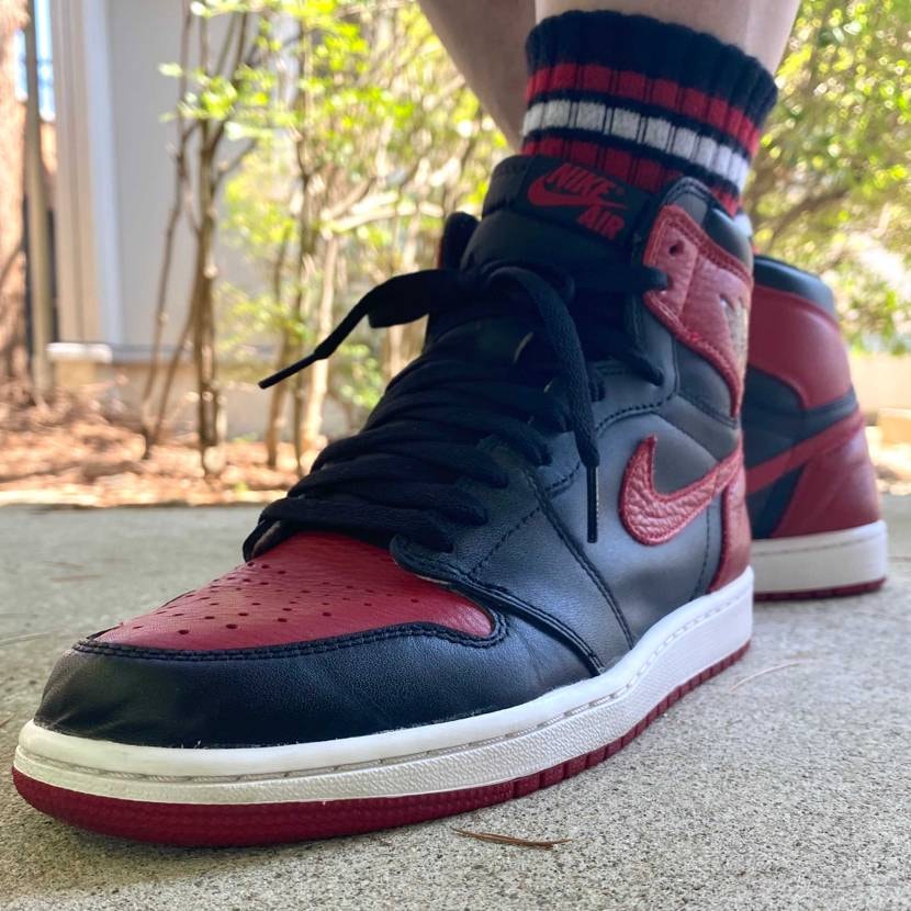 本日はAirJordan 1 Bred/Banned (2016)でお出かけ☀️