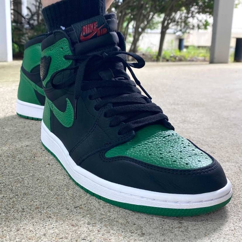 本日はAirJordan 1/Pine Greenでお出かけ
