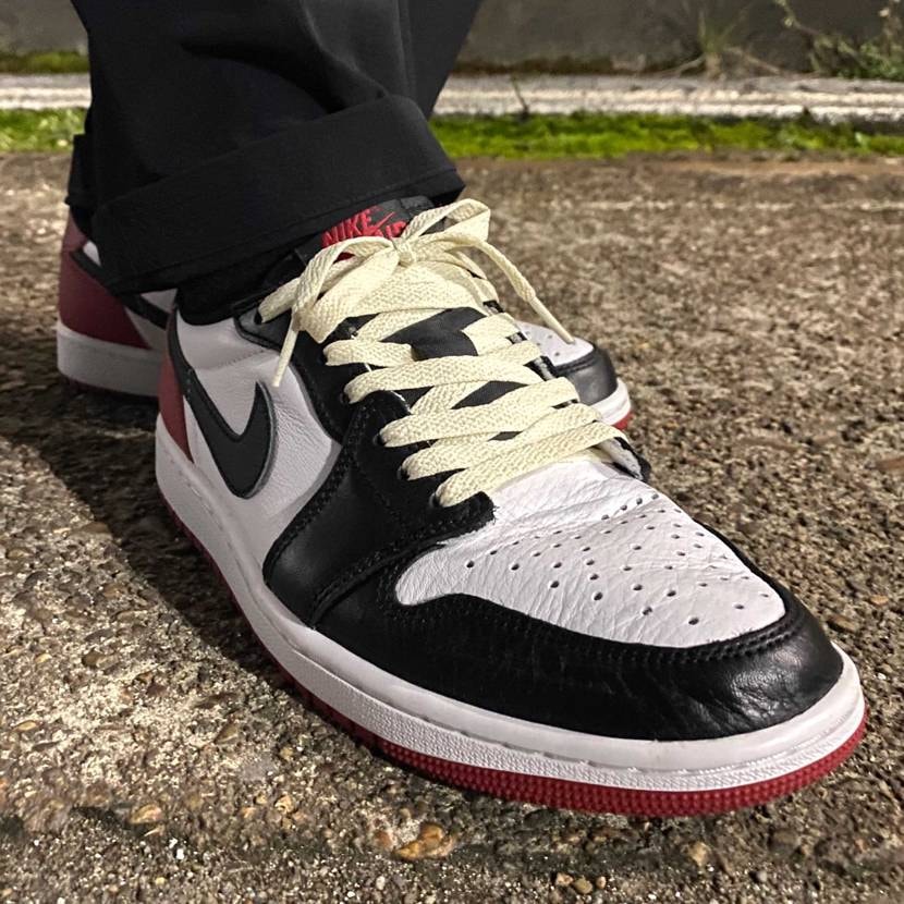本日はAirJordan 1 Low/Black Toeでお