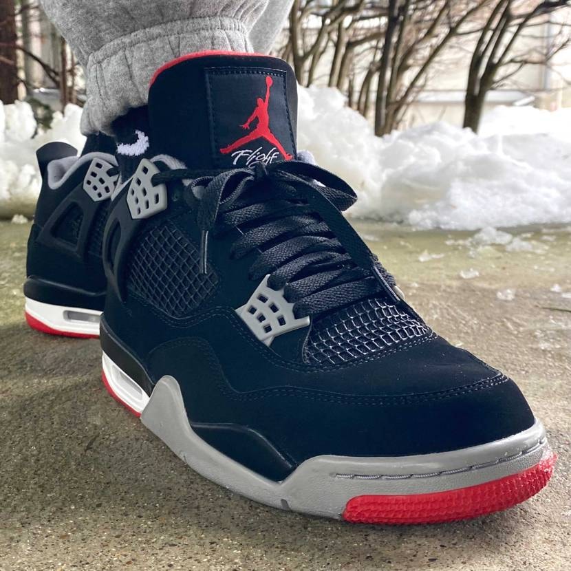 本日はAirJordan 4/Bred(2019)でお出かけ