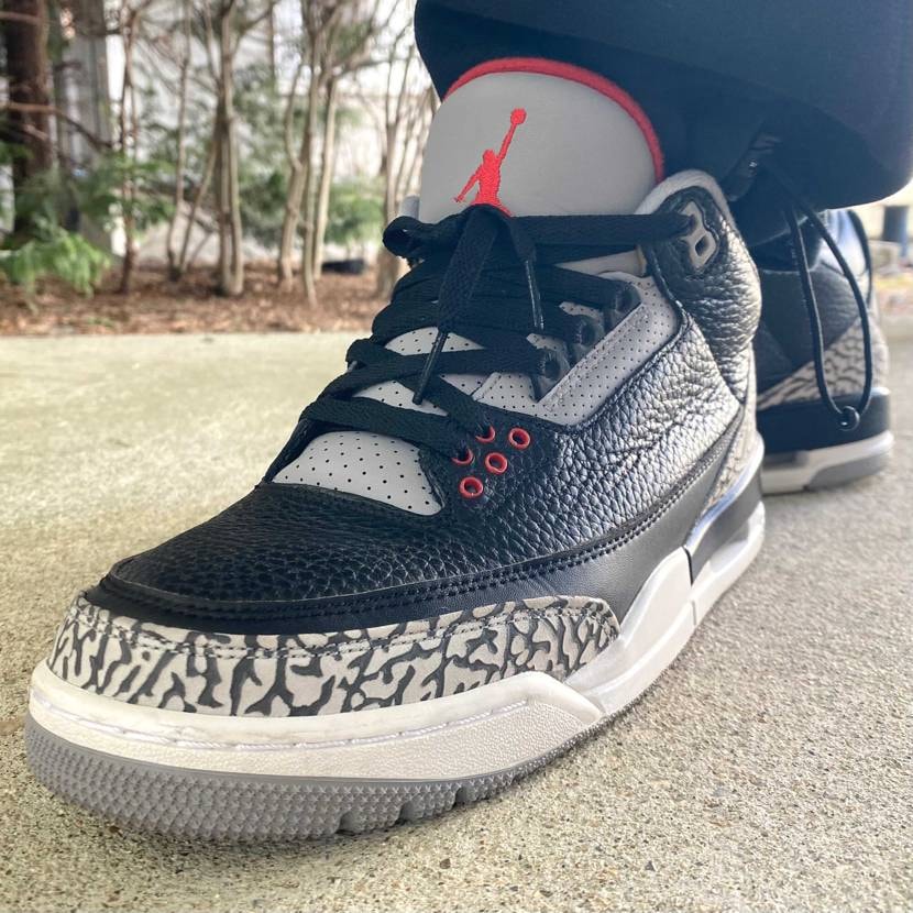 本日はAirJordan 3/Black Cement(2018’)でお出かけ☀