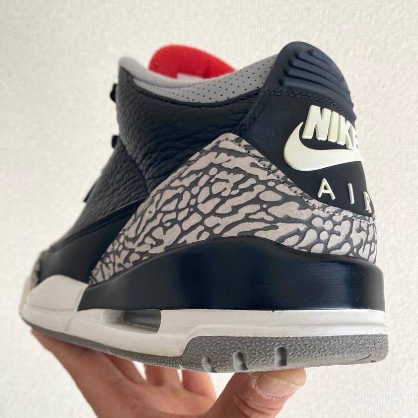 本日はAirJordan 3/Black Cement(20
