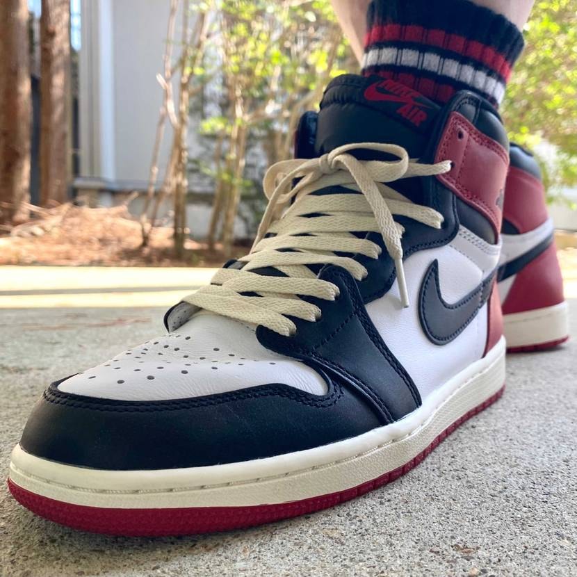 本日はAirJordan 1/Black Toe Reimaginedでお出かけ
