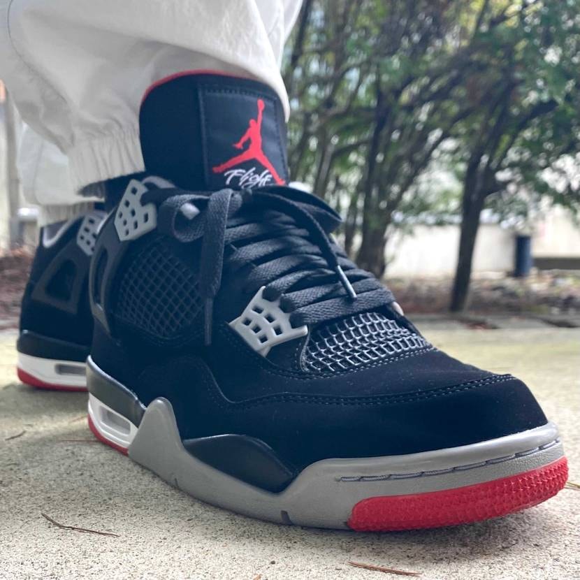 本日はAirJordan 4/Bred(2019)でお出かけ