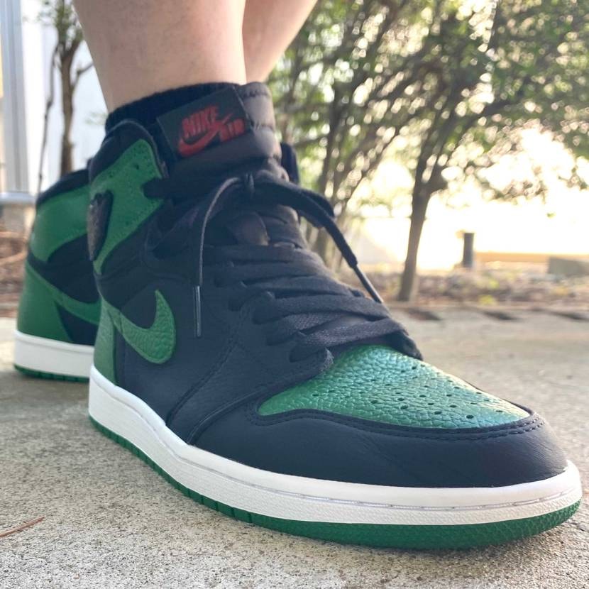 本日はAirJordan 1/Pine Greenでお出かけ