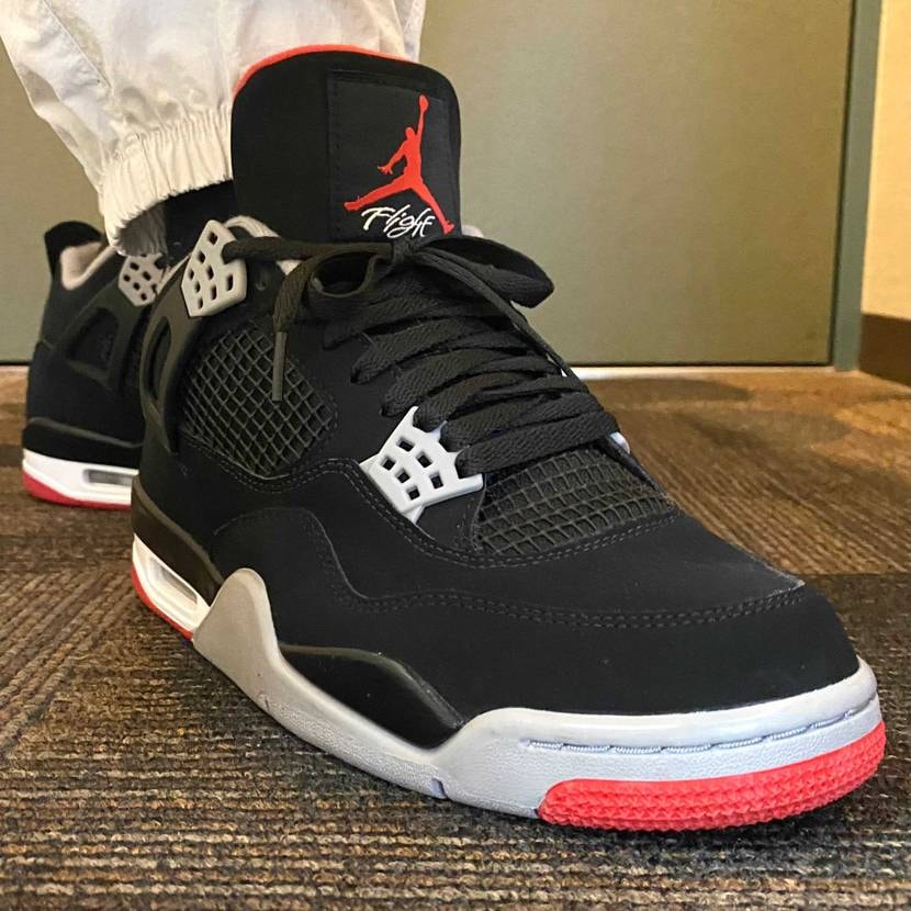 本日はAirJordan 4/Bred(2019)でお出かけ