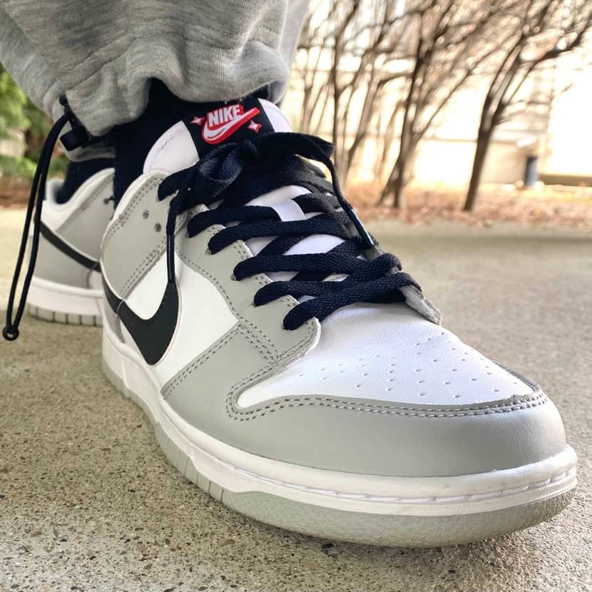 本日はDunk Low Lottery/Grey Fogでお