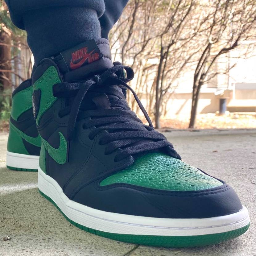 本日はAirJordan 1/Pine Greenでお出かけ