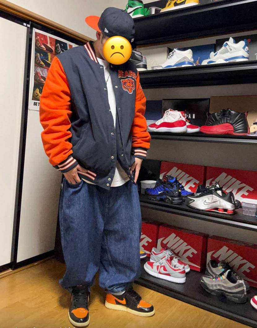 個人的にJordan1ってバギーパンツに合わせるの
めっち