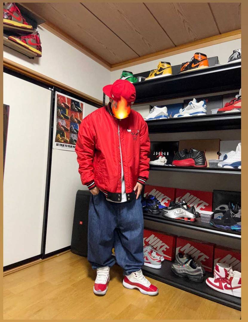 Jordan11めっちゃ好きで買ったんだけど
このカラーめ