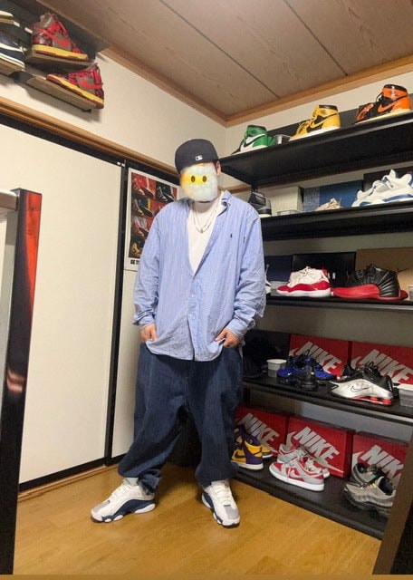 　西海岸のオールドスクールなスタイリングにJordan13は