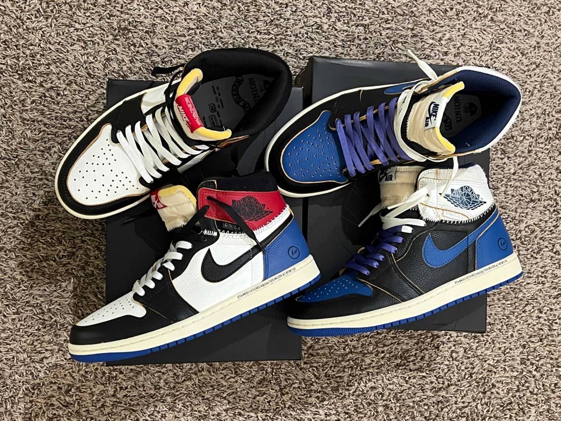 海外在住。昨夜、AJ1 Unionフラグメント無事届いた。
ロイヤルは2次流通