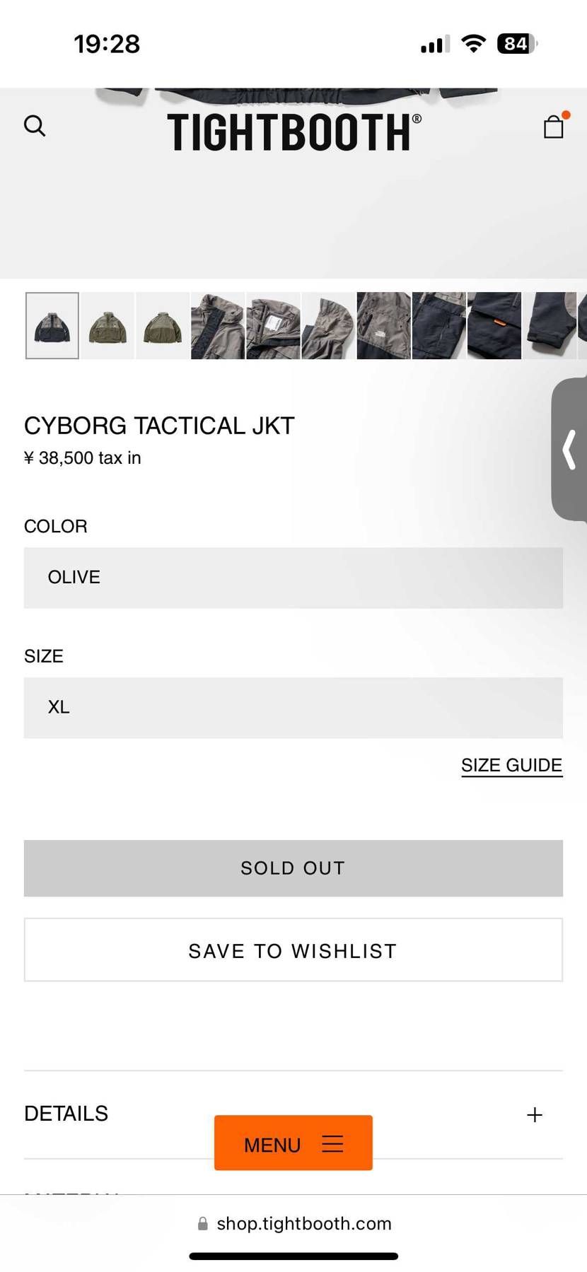 今日発売なの忘れてた

ブラック　XL

二次で売っ