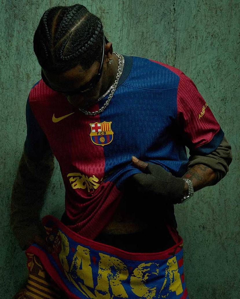 travisとバルセロナがコラボするとは思わなかった。