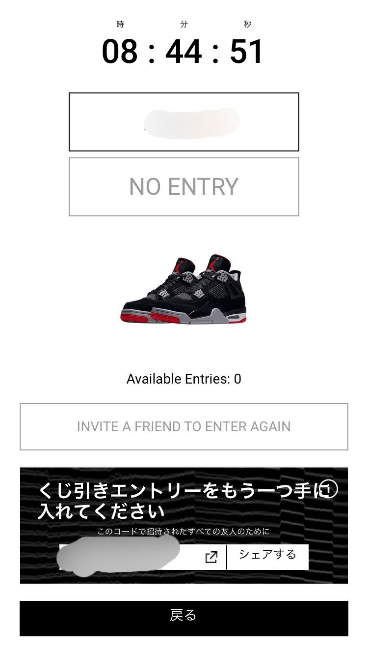 これどうやってあと一回エントリーするんでしょうか？