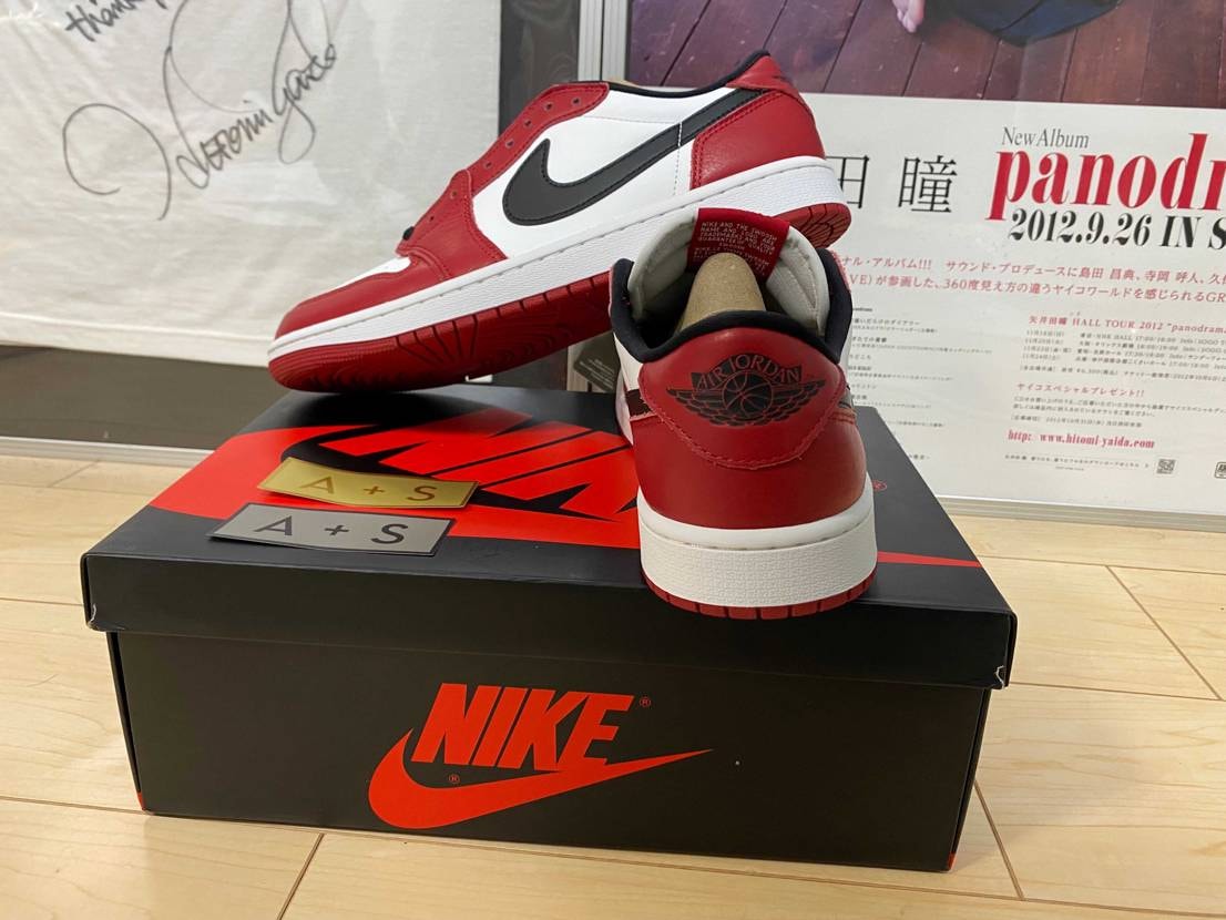 先ほどA+Sで当選したAJ1ローOG"シカゴ"が我家にもやってきました…😊

